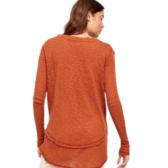 Free People open air hacci top myrrh small - Picture 2 of 8
